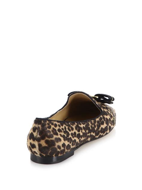 leopard ferragamo loafers